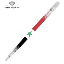 Rubin Hookah Glasmundstück - Syrien