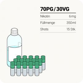 Liquid Station Nikotin Base (70VG-30PG) 500ml-6mg