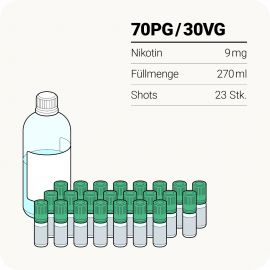 Liquid Station Nikotin Base (70VG-30PG) 500ml-9mg