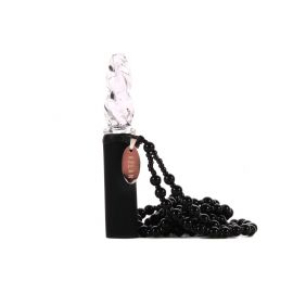 Azlan Glas Hygienemundstück inkl. Kette