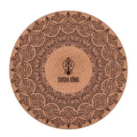 Shishauntersetzer aus Kork - Shisha König