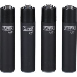 1x Clipper Soft Touch Schwarz