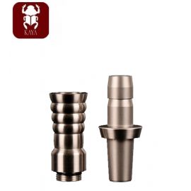Kaya INOX Gastro Schliff Schlauchadapter Set