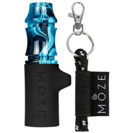 Moze Mehrweg Hygienemundstück - Wavy Line Blau